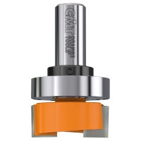 CMT Mortising Router Bit with Top Bearing - 19 dia x 19mm cut x 1/4 shank